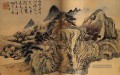 Shitao Herbst der Berg 1699 traditionellen Chinesischen